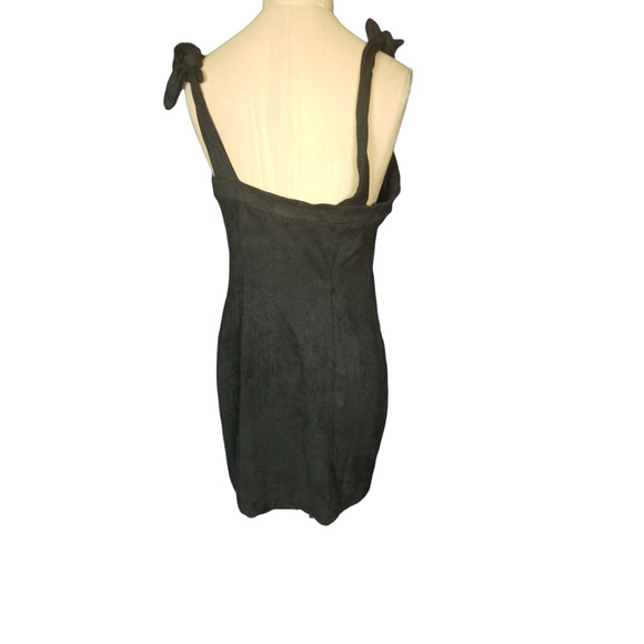 Free People Intimately Ribbed Bustier Tunic Dress Dark Gray Soft Size Small - Picture 3 of 3